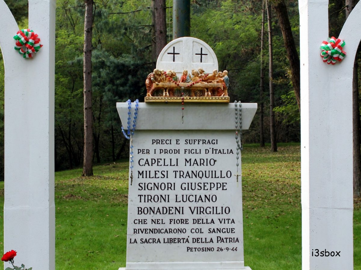 Monumento in ricordo dei Caduti dell’eccidio di Petosino